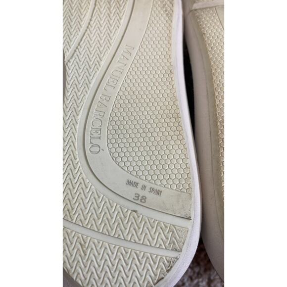 MANUEL‎ BARCELO SILVER METALLIC WOMEN'S SNEAKERS SIZE 8/38 - Picture 8 of 10